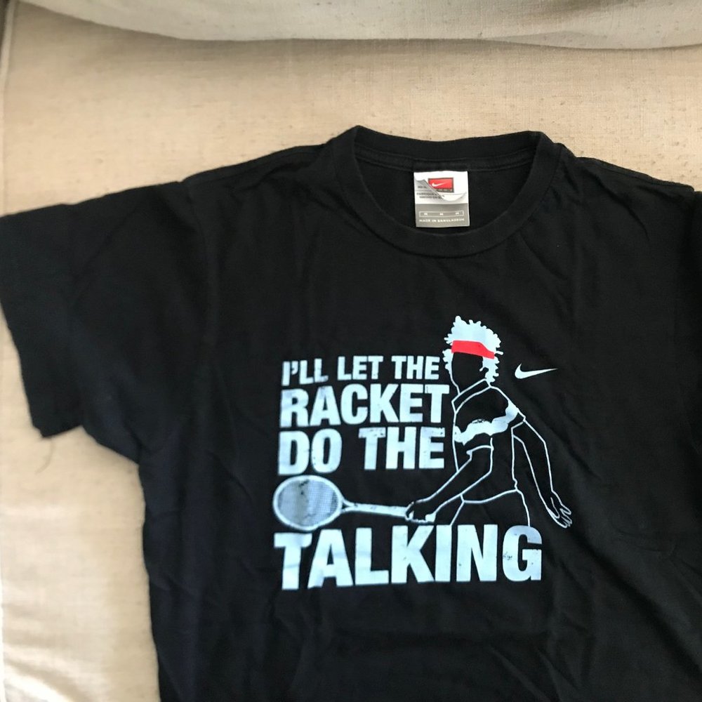 Men’s Black Nike Tennis Tshirt